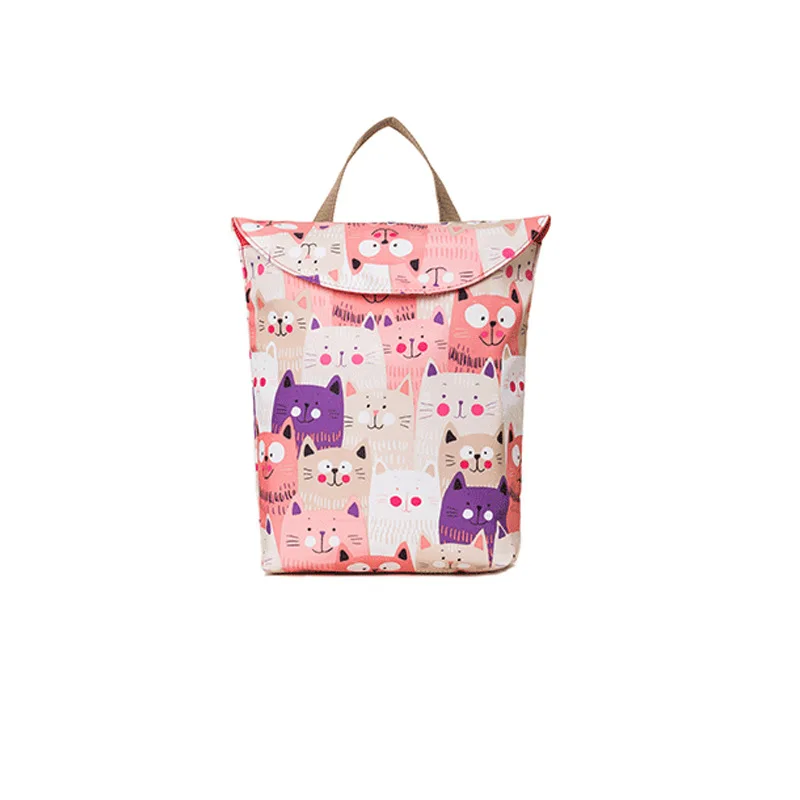 Mummy Bag Baby Diaper Multifunctional Organizer Reusable Waterproof Fashion Prints Backpack Bags | Мать и ребенок