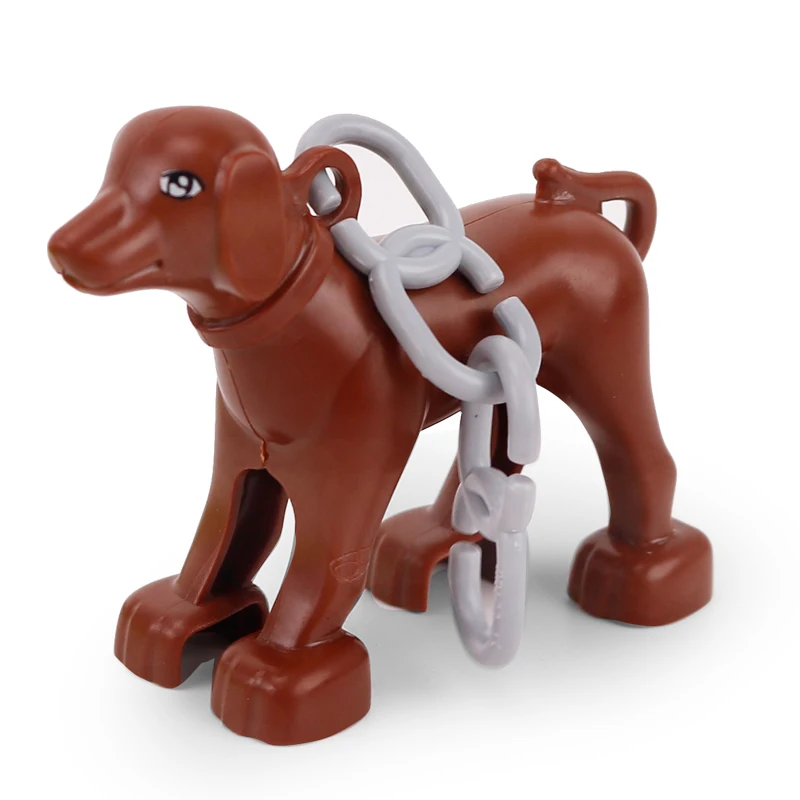 

Big Size Animals Ostrich Penguin Cat Panda Cow Bird Monkey Goat Dog Dinosaur Fox Figures Toys Building Blocks Animal Zoo Farm