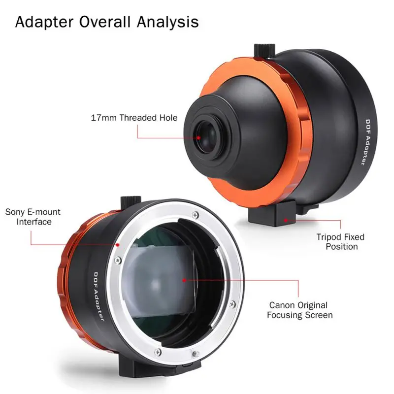 Адаптер Ulanzi DOF E Mount Full Frame camera Lens Adapter для смартфона SLR/DSLR и объектива камеры