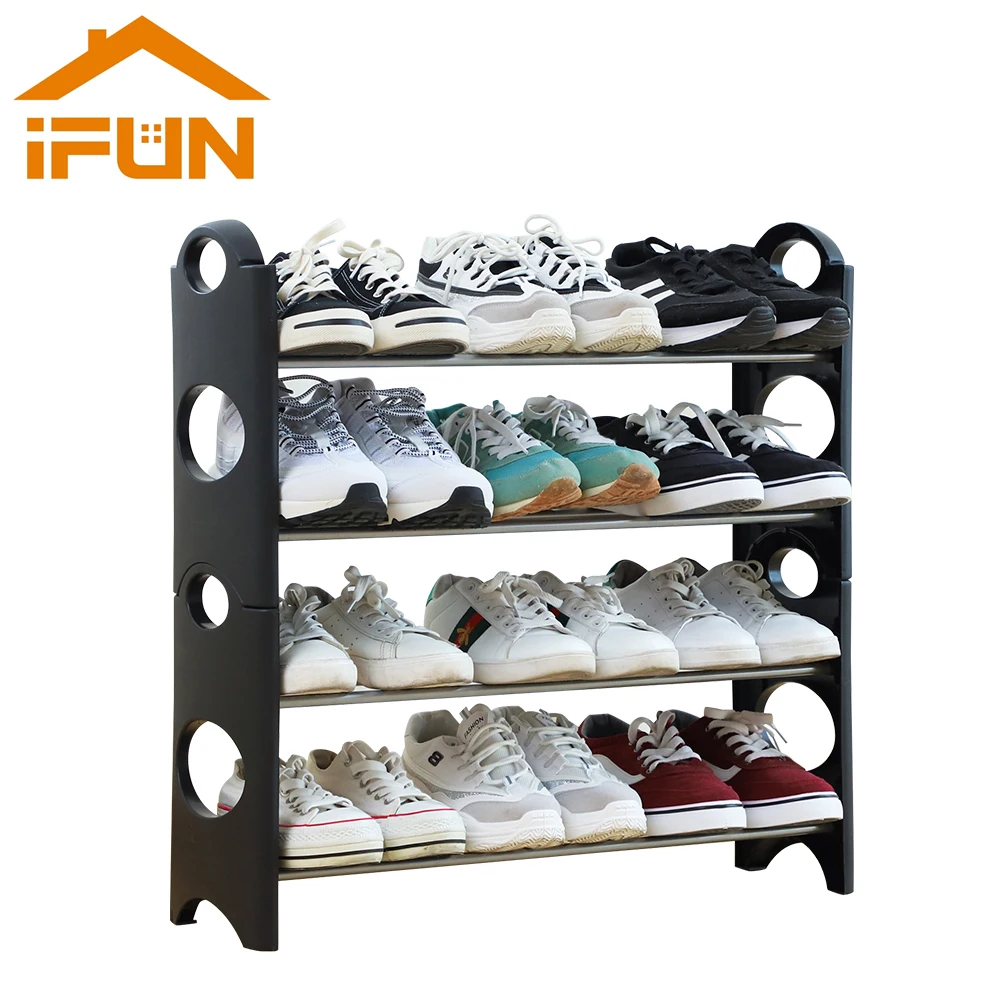 IFun 4-уровневый Многофункциональный Многоэтажный стеллаж для хранения обуви