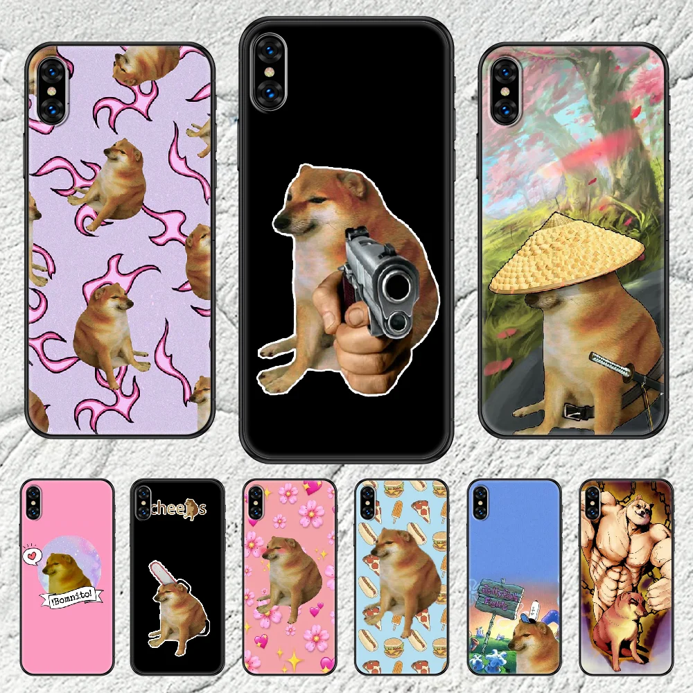 Doge Meme Kabosu Милый Забавный чехол для телефона iphone 5 5s se 2 6 6s 7 8 12 mini plus X XS XR 11 PRO MAX