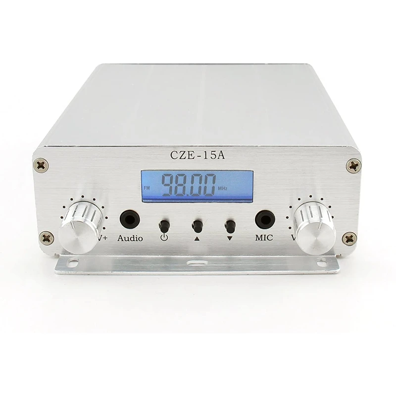 CZH 15A 3 Вт/15 Вт FM стерео PLL передатчик передачи возбудитель 87 МГц 108 + GP 1/4 волна