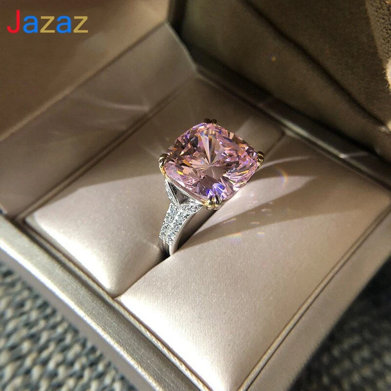 

Женское кольцо из серебра 100% пробы, с кристаллами