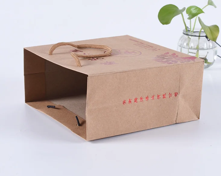 Конкурентоспособная цена 200 г/кв. М высококачественный пакет из крафт-бумаги