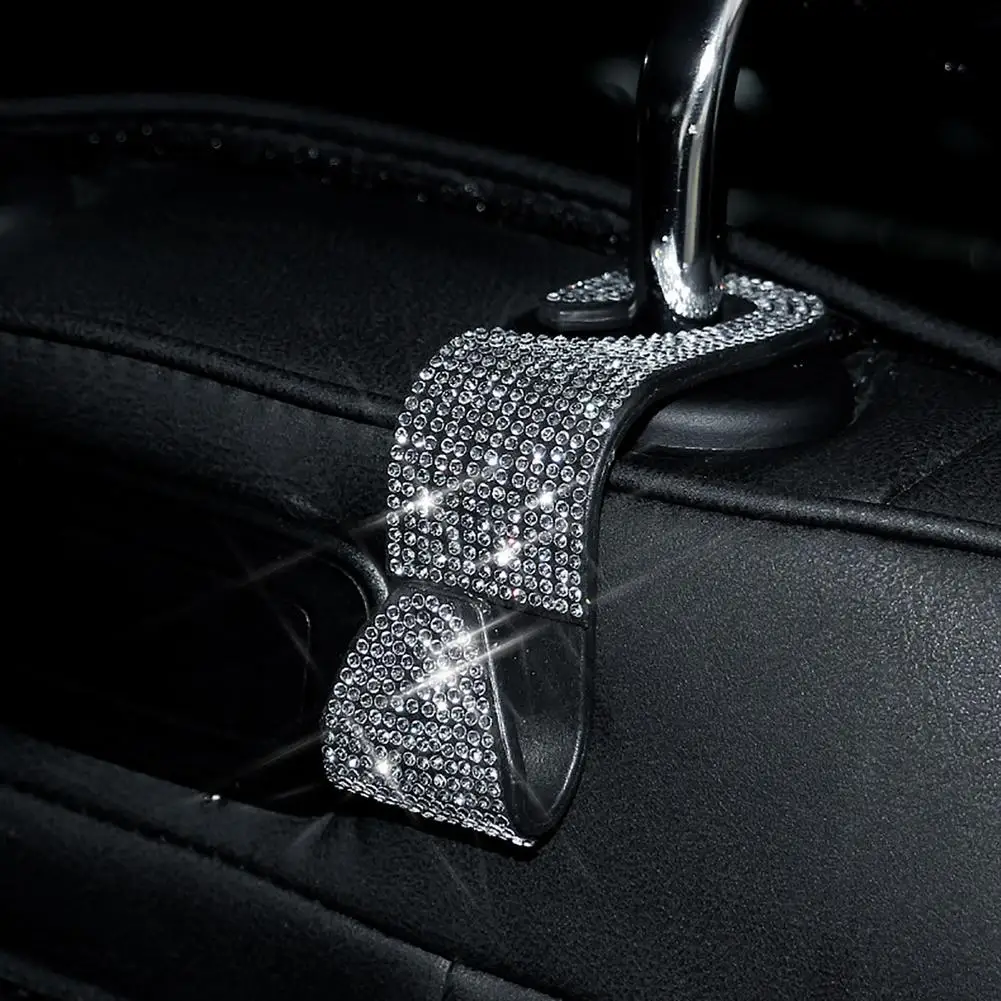 

Car Headrest Hook 2Pcs Car Seat Back Hooks Hanger Organizer Universal Headrest Mount Storage Hook House Storage Car Accessories