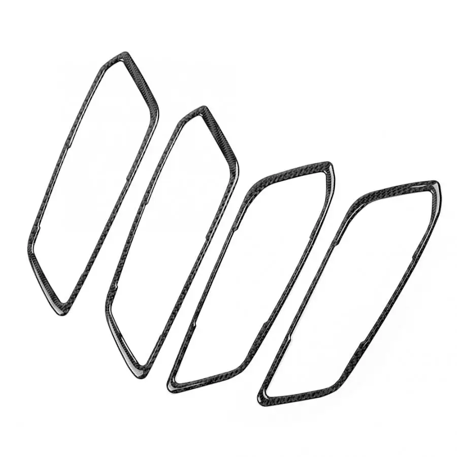 4 шт./компл. левый руль из углеродного волокна дверные ручки рамка отделка