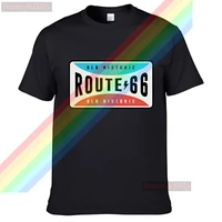 old historic route 66 wallpaper logo t shirt for men limitied edition unisex brand t shirt cotton amazing short sleeve tops