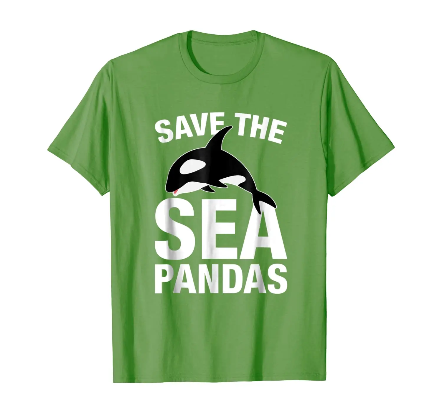 

Save The Sea Pandas T-Shirt - Funny Killer Whale Orca Tee