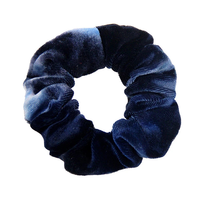 New-navy blue Новинка, радужные мягкие бархатные резинки для волос, резинка для волос, резинка для волос, эластичные резинки для волос, резинки для волос для женщин и девушек, аксессуары для волос - Цвет: New-navy blue