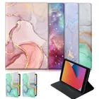 Чехол для iPad 7-го поколения, с мраморным принтом, для iPad 10,2, чехол Pro 11, Air 4, 2020, 10,9, Air 2, 9,7, Air 3, Mini12345, 5-го и 6-го поколения