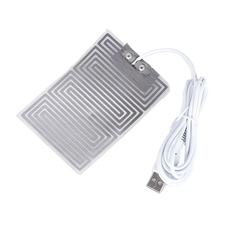 

3.7V~5V Carbon Fiber Heating Pad Hand Warmer USB Heating Film Electric Winter Infrared Fever Heat Mat