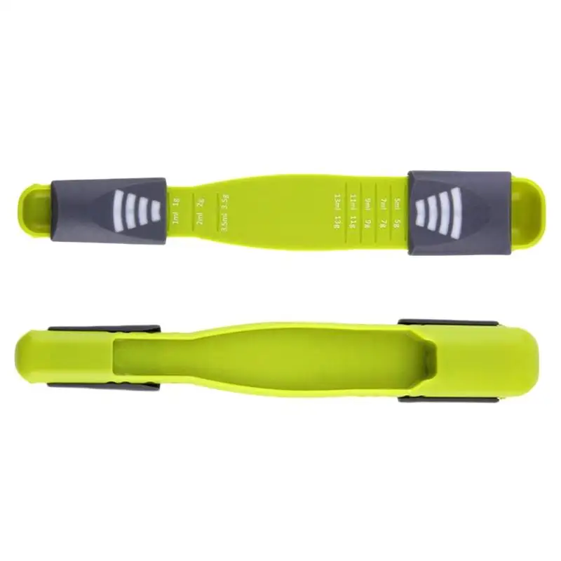 Двухголовая чайная ложка и столовая Регулируемая раздвижная измерительная