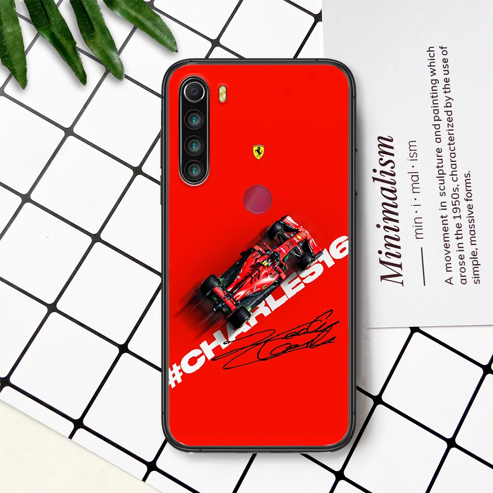 

Sporting Car Ferrari Phone Case For Xiaomi Redmi Note 7 8 8T 9 9S 4X 7 7A 9A K30 Pro Ultra black Waterproof Soft Cover 3D