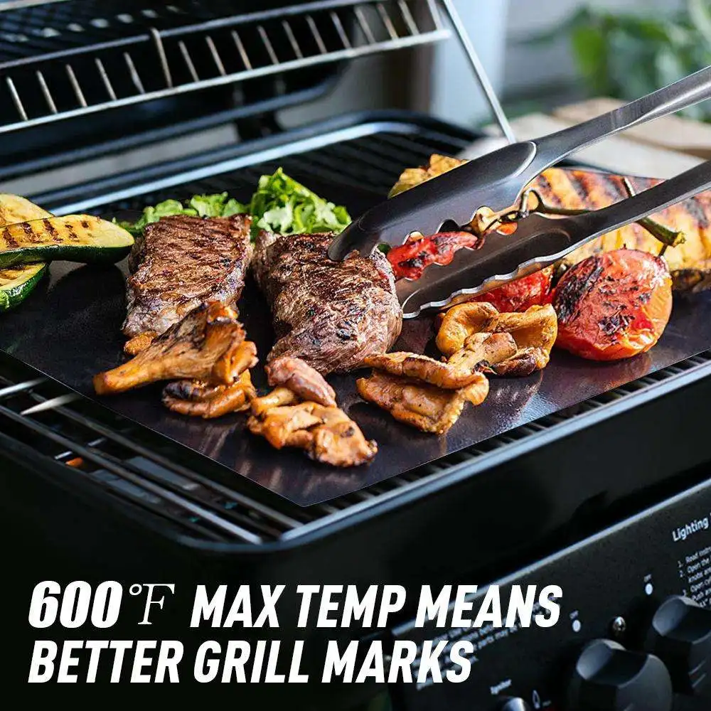 Антипригарный коврик для барбекю и гриля аксессуары легко чистить гриля| |