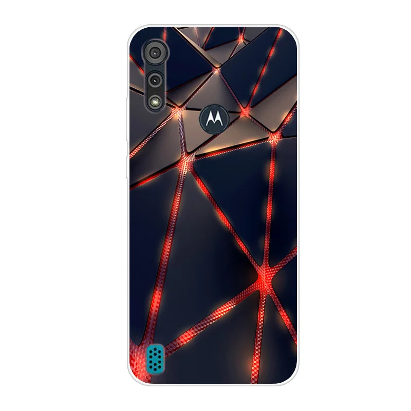 For Motorola Moto E6S 2020 Case Shockproof Soft silicone TPU Back Cover For Moto E6S 2020 E6i Phone Cases E 6S Case Cute Cartoon