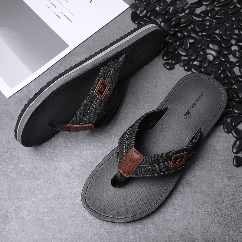 

Flip-flops Summer Men Slippers Beach Sandals Comfortable Men Casual Shoes Fashion Men Flip Flops Hot Sell Footwear 2021