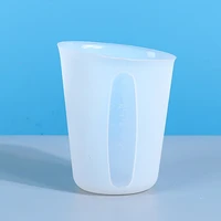 silicone precise cup scale crystal glue measuring cups reusable measuring tools for diy baking kitchen accessories