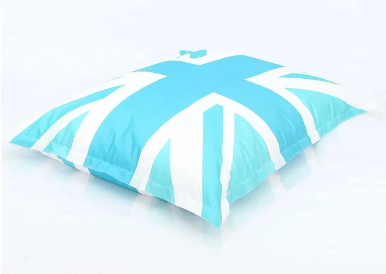 Юнион Джек мешок фасоли универсальное кресло Английский флаг на открытом