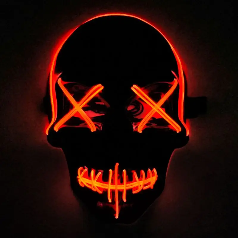 Светящаяся маска для Хэллоуина таро дьявола лица бара вечеринки выступления