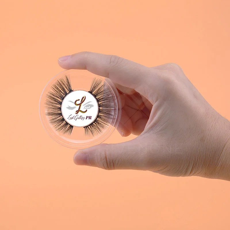 

GIVENONE 3D Mink Lashes Wholesale Makeup Thick Mink Lashes In Bulk Natural Eyelash False Lash Round Cases Custom logo