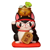 52toys lucky cat blind box gashapon action figure model kawaii wealth cat doll kids toy christmas gifts ornaments