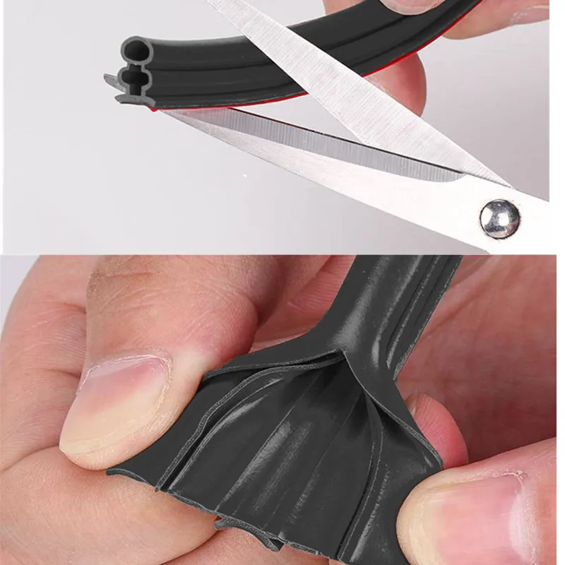 Изоляционная лента для окон и дверей силиконовая резиновая Звукоизоляционная