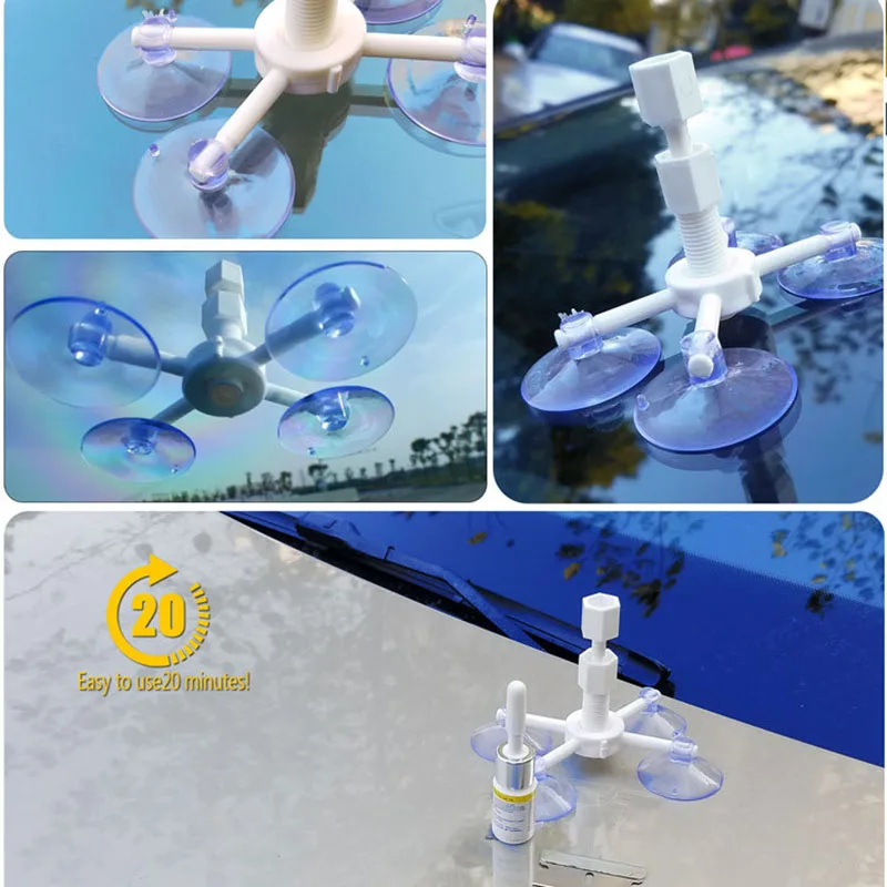 Прямая поставка автомобильное окно стекло трещина чип смола ветровое ремонт