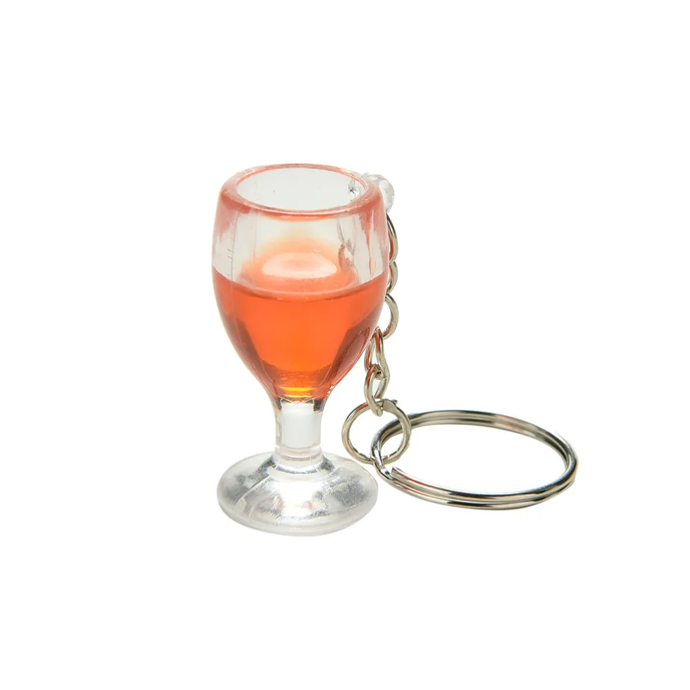 1 шт. брелок кольцо бокал для ключей Выдвижная металлическая карта значок