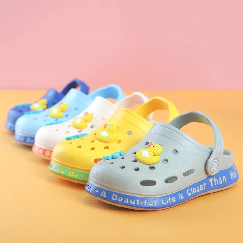 Дети мультфильм EVA Детские садовые сандалии летние для мальчиков и девочек