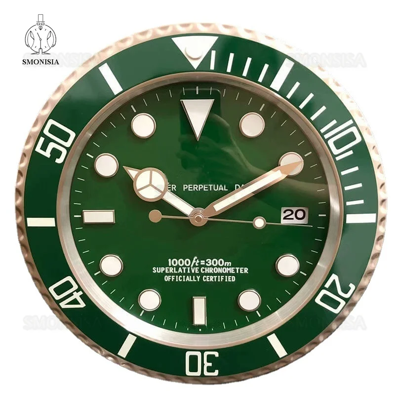 Настенные часы из нержавеющей стали брендовые роскошные современные настенные |