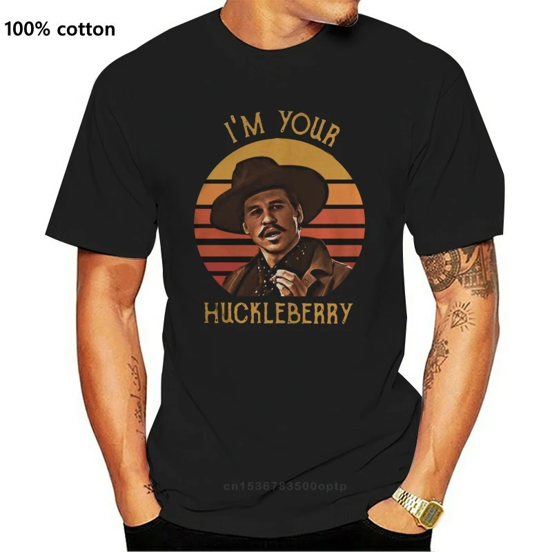

New Doc Holliday I M Your Huckleberry Vintage Men'S Cotton T-Shirts Classical 2021 Hip Hop Streetwear Clothing Personalized Shi