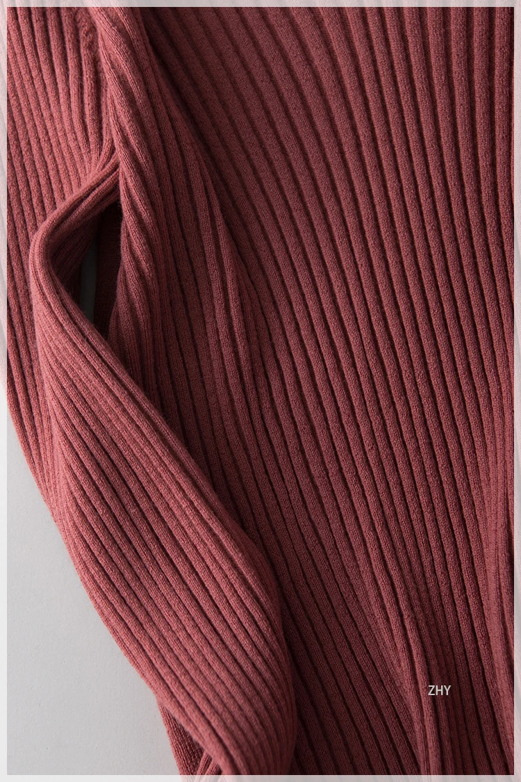 Women Pullovers Wool knitted Sweaters V neck pullover Fall Winter Bottoming knit Natural Silk Basic Sweater