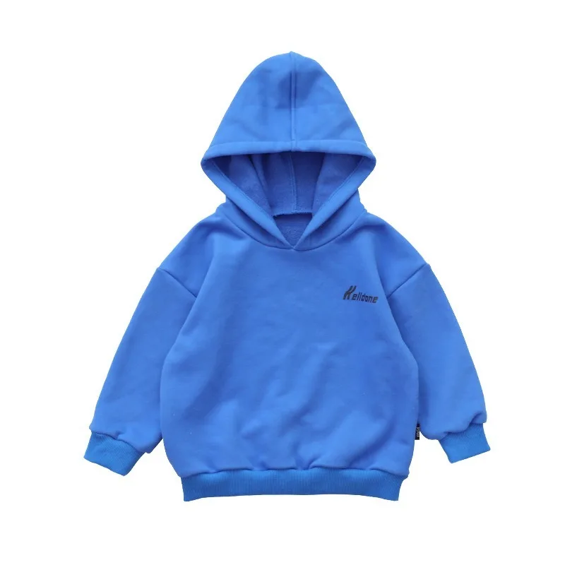 Детская одежда в Корейском стиле для мальчиков и девочек толстовка с капюшоном