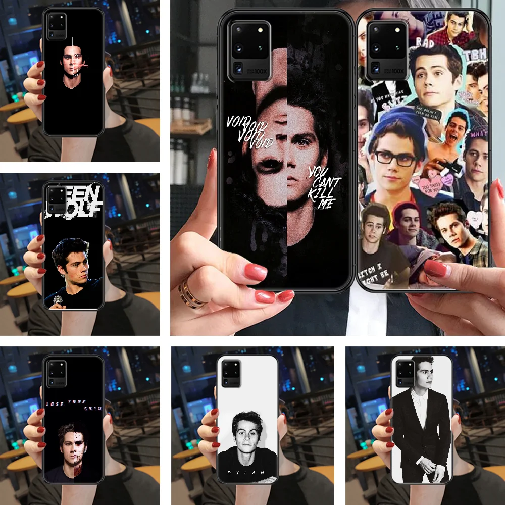 Чехол для телефона Teen Wolf Dylan Oɻrien Samsung Galaxy Note 4 8 9 10 20 S3 S5 S8 S9 S10 S20 Plus UITRA Ultra black art funda |