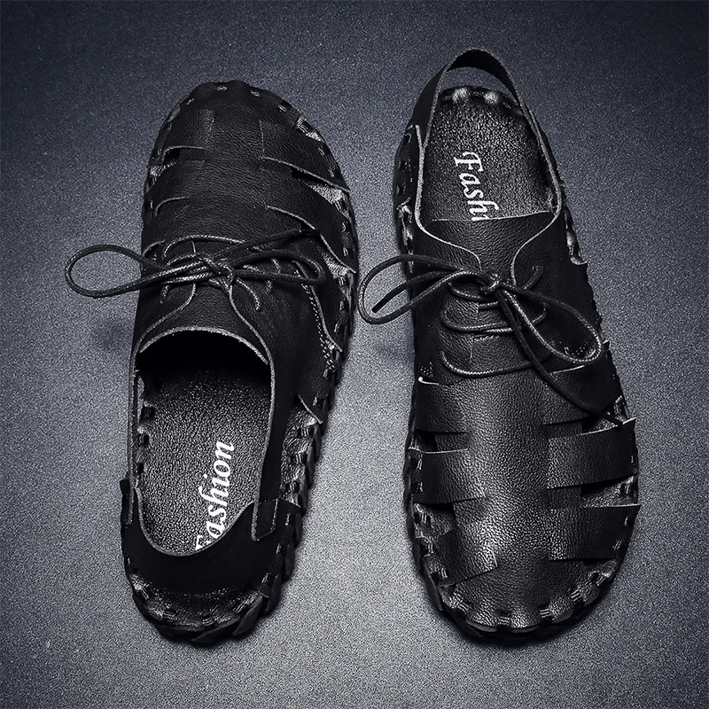 

Sandale Ete Homme Men Fashion Sandals Summer Sandalet Erkek Sandal Shoes Roman Sandalias Cuero Hombre Mens Outdoor For 2020