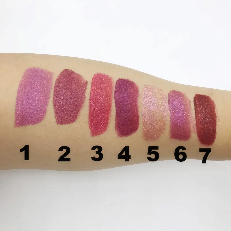 Жидкая губная помада с бриллиантами матовая красная губа стойкая водостойкая