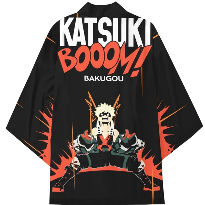 Кимоно из аниме Мой герой Академия Тодороки шото ястребики хаори косплей Bakugou