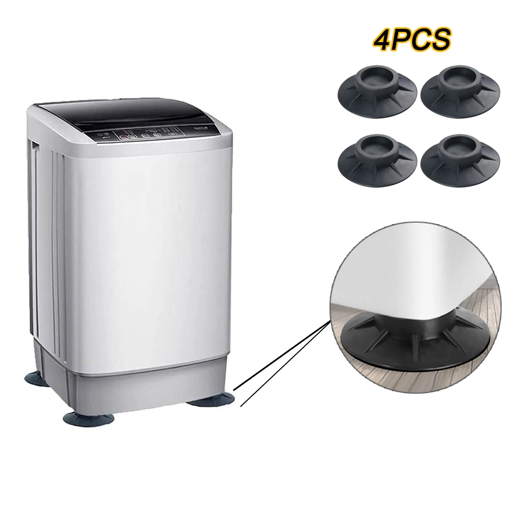 4 шт. резиновые противоскользящие накладки на ножки стиральной машины|Подкладки