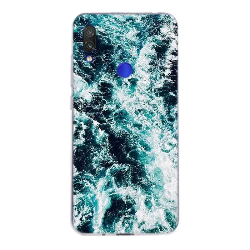 Морские Пейзажи фото сердце силиконовый чехол для Xiaomi Redmi Note 8 7 6 Pro 5 4 4X 5A Plus Xiomi 9T 9SE