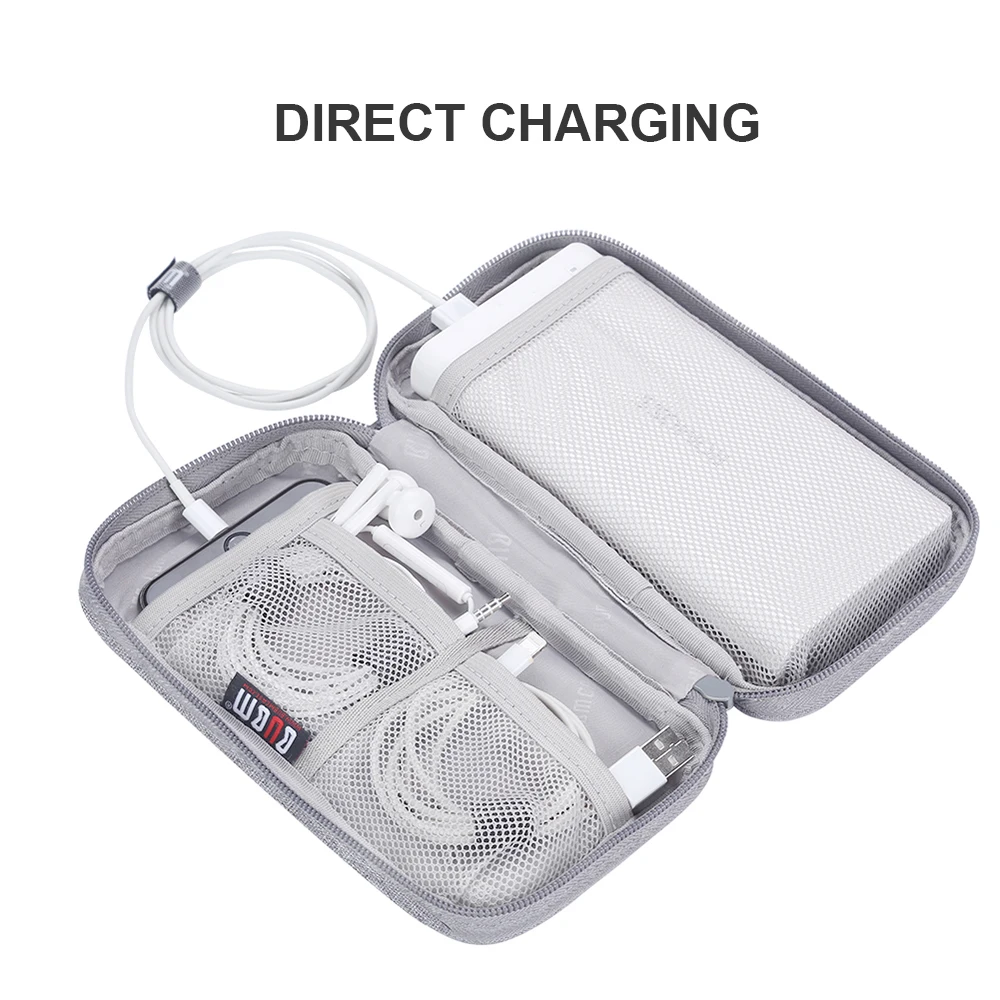 Mobile Hard Storage Bag Organizer Earphone Case Drive Container Multifunction Electronic Data Cable Bags | Дом и сад