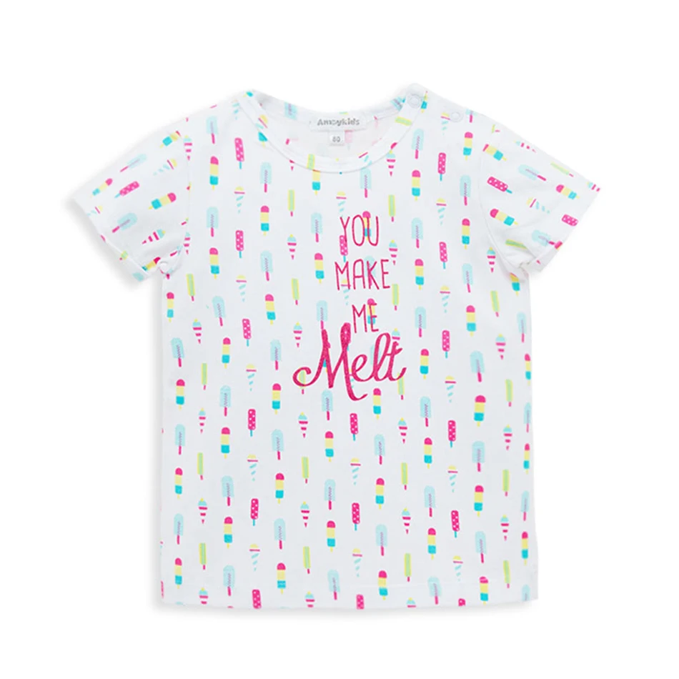 Футболка для маленьких девочек Свитер с длинными рукавами новорожденных Топ