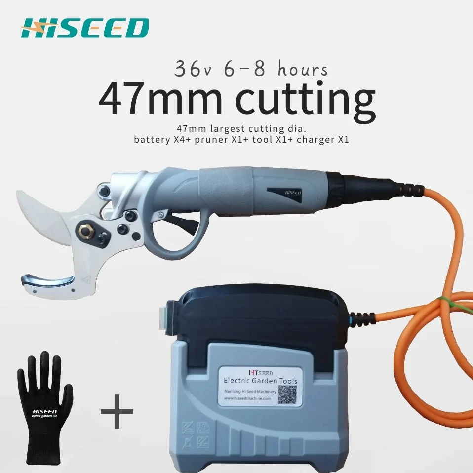 pruner kit 47 мм электрические секаторы, ce триммер рабочее время 8-10 часов противоскользящая ручка - Цвет: pruner kit