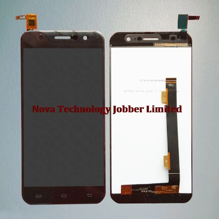 Wyieno черная панель сенсорный сенсор для Philips Xenium x596 экран стекло дигитайзер ЖК