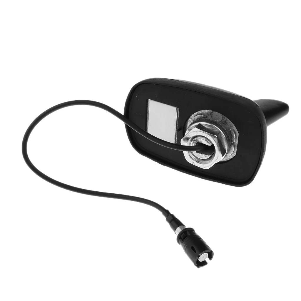

Shark Fin Style Am Fm Amplified Radio Antenna Cable Signal Receiver Black
