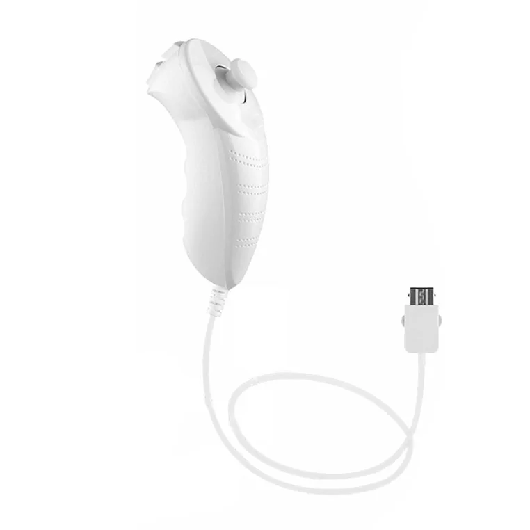 8535-white Для контроллера wii без встроенного движения плюс пульт дистанционного управления Nunchuck для геймпад для Nintendo wii геймпад беспроводной пульт дистанционного управления Джойстик для игр - Цвет: 8535-white