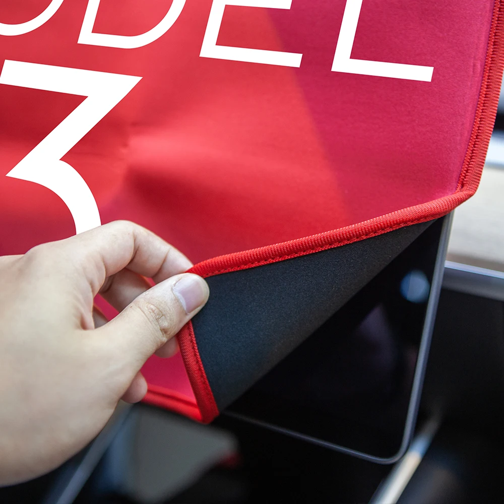 Для Tesla Model 3 2017 2020 аксессуары красная крышка дисплея рукав без шнуровки Защита от