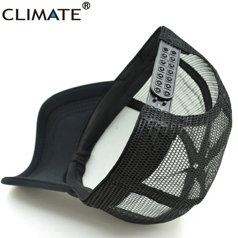 

CLIMATE Cool Pitbull Trucker Caps Bully Super Hero Dog Summer Cap Cool Dog Mesh Caps Black Baseball Caps Hat for Men Women