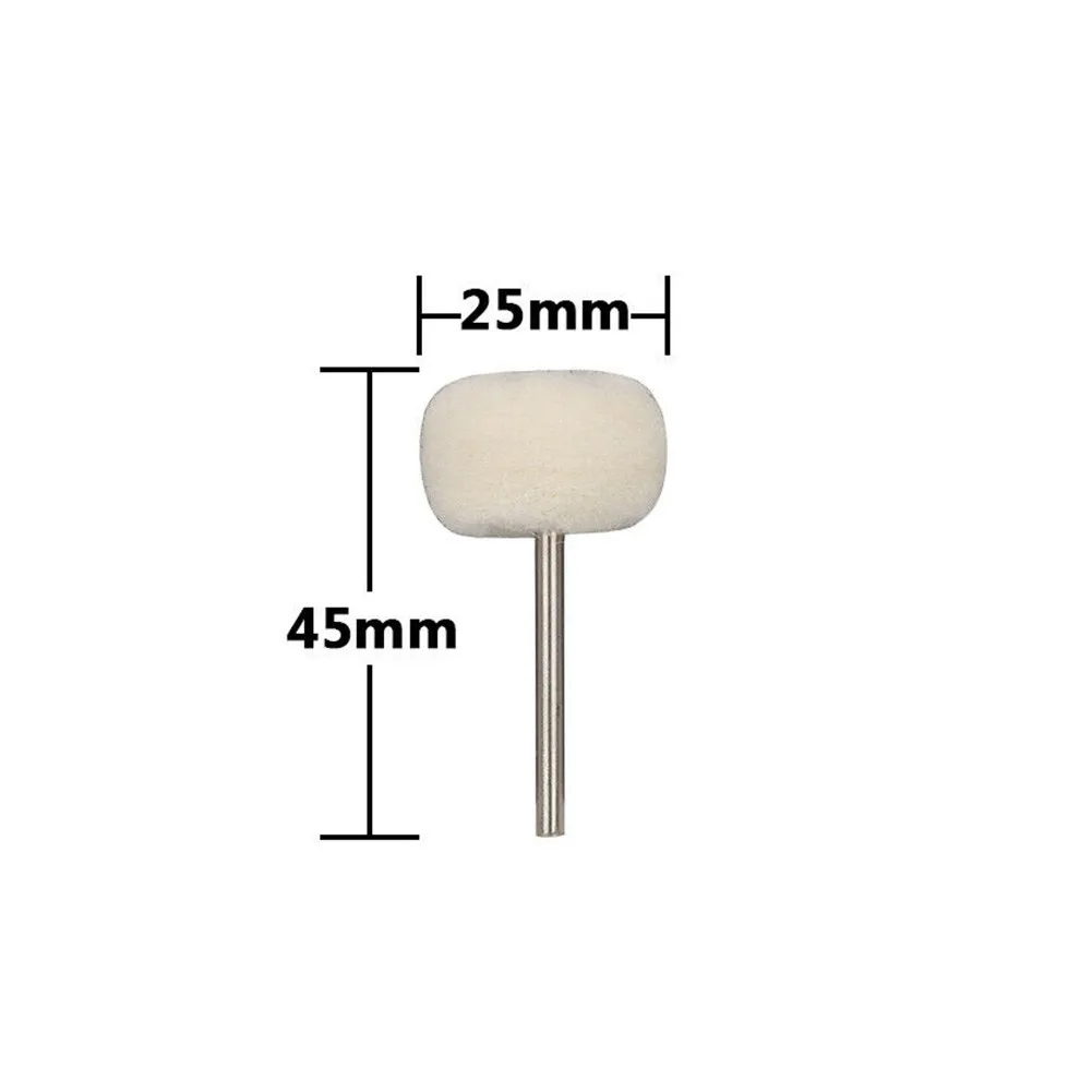 

1/8\" Shank Wool Polishing Grinding Head 10/20Pcs 45mm Length Accessory
