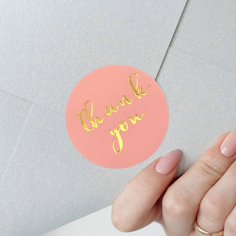 Розовый и черный спасибо у вас есть отличный дизайн горячее тиснение бумажные