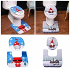 Рождественское сиденье для унитаза, накладка на ногу, коврик, Шведский гном, Санта, декор для ванной комнаты